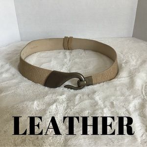 Statement Belt Genuine Embossed Leather Vintage Women’s Belt SIze Small